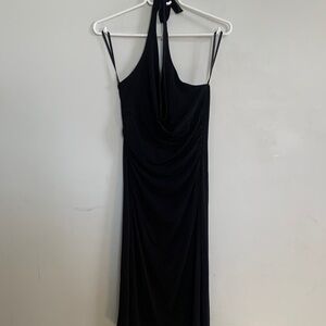 Le Chateau Black Backless Dress